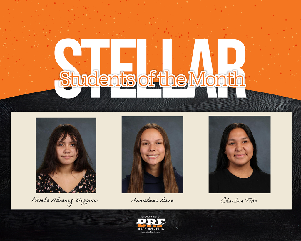 Students of the month graphic
