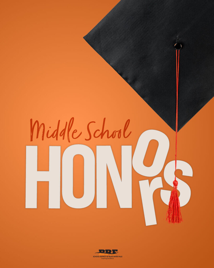 Text on image: Middle School Honors