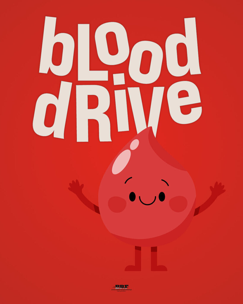 Text on image: Blood Drive