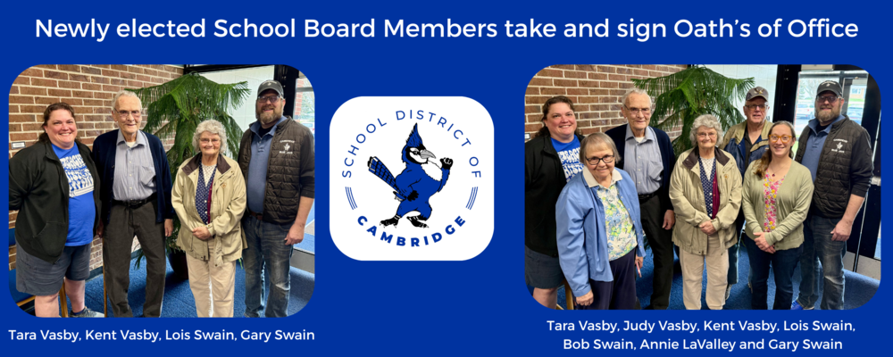 Newly Elected BOE Members Sign Oath's of Office