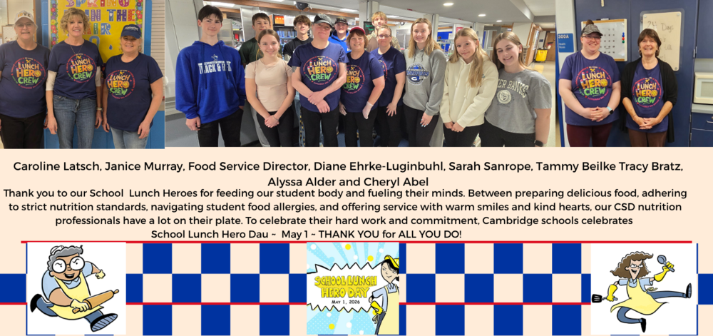 Celebrating School Lunch Hero Day - May 1