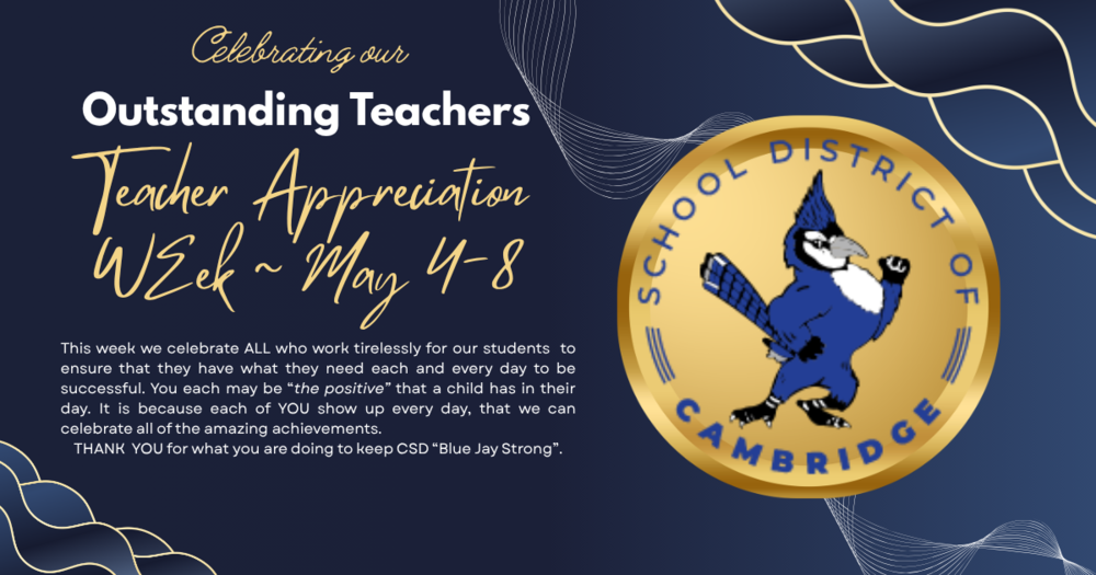 Celebrating Teacher Appreciation Week 2026!!!
