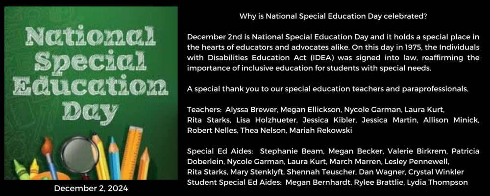 National Special Education Day