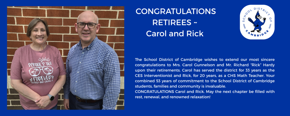 Congratulations Retirees