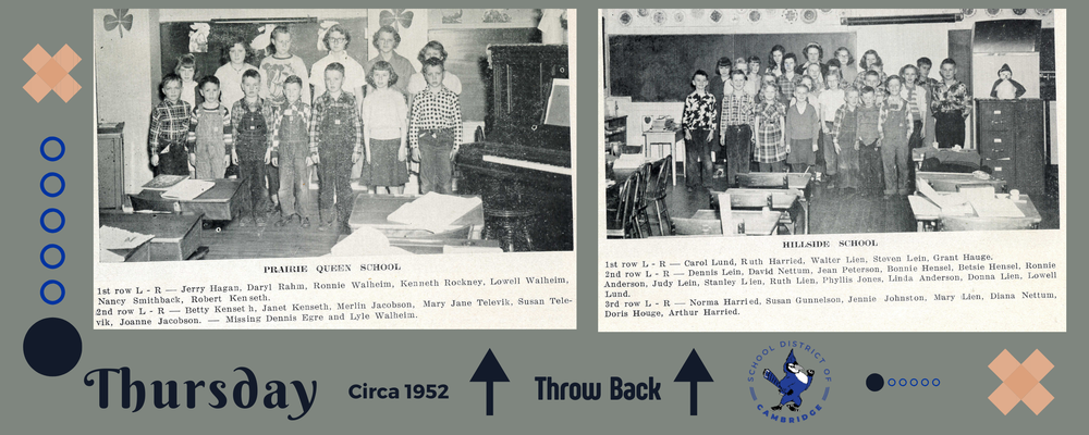 Feeder Schools - 1952