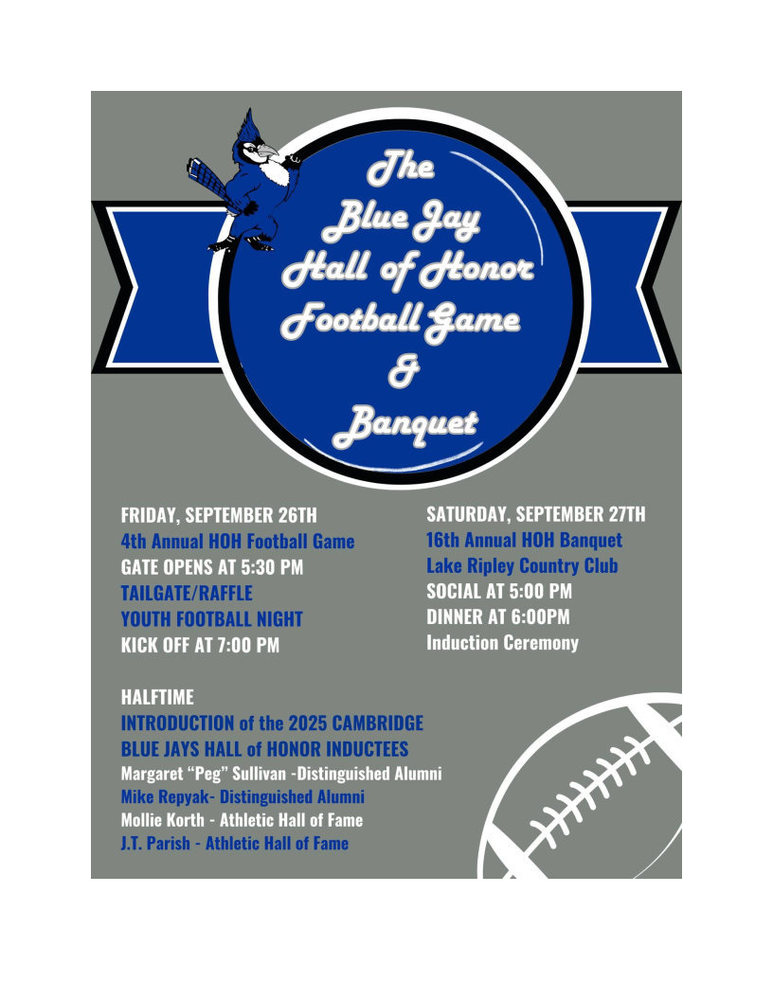 Hall of Honor Events 2025