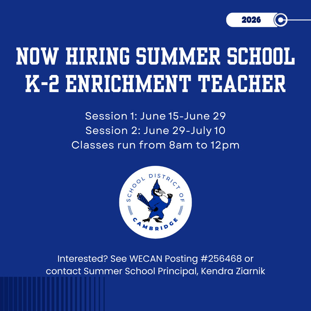 K-2 Summer School Teacher Hiring