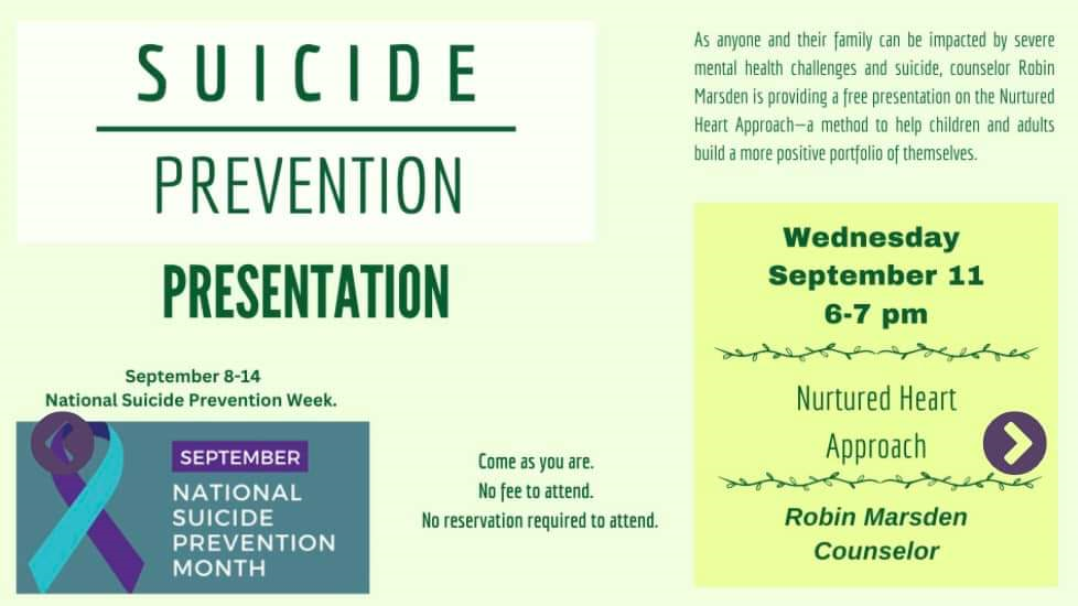 Suicide Prevention Presentation