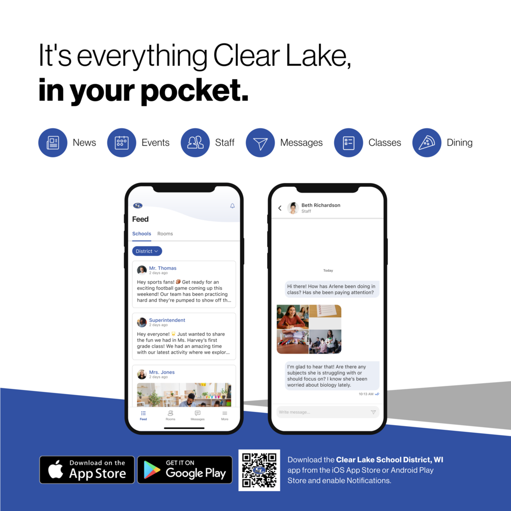 Ad for Clear Lake Mobile App