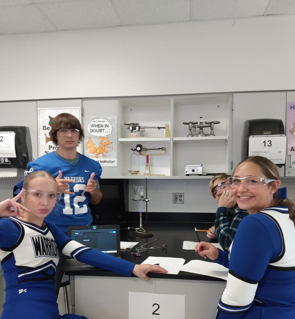 Chemistry students using a Bunsen burner