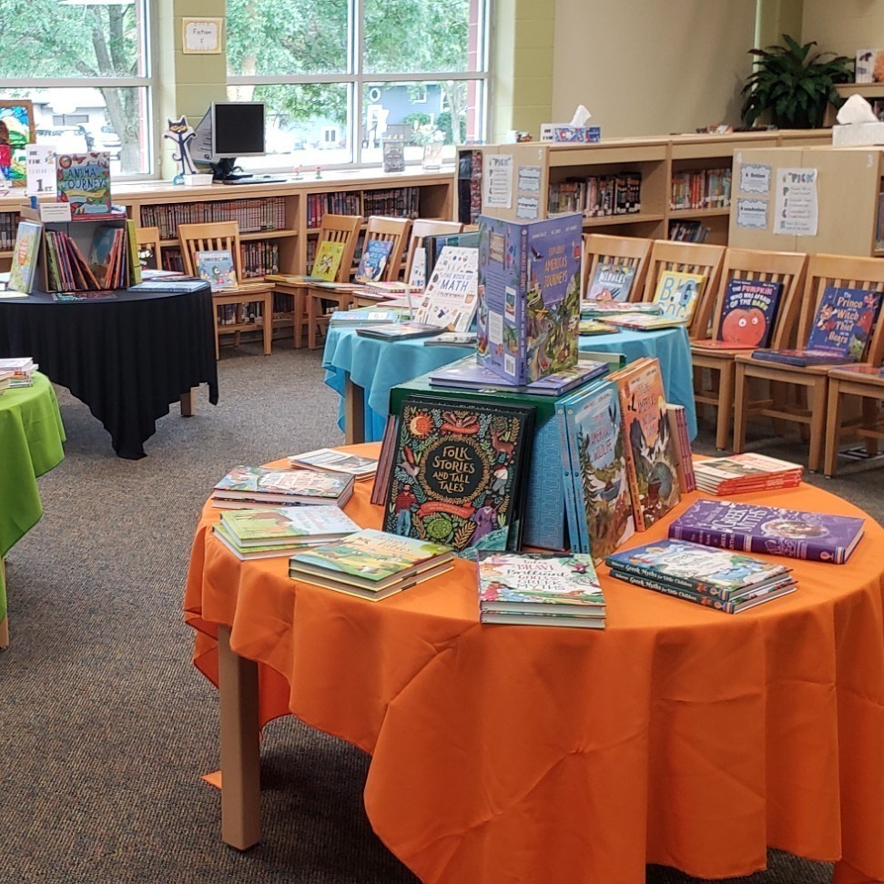 Book fair in library