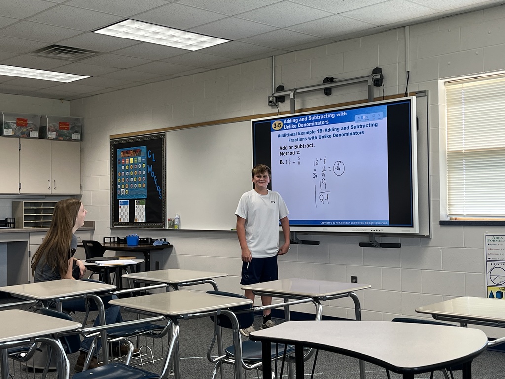 Student Reviewing Math Facts