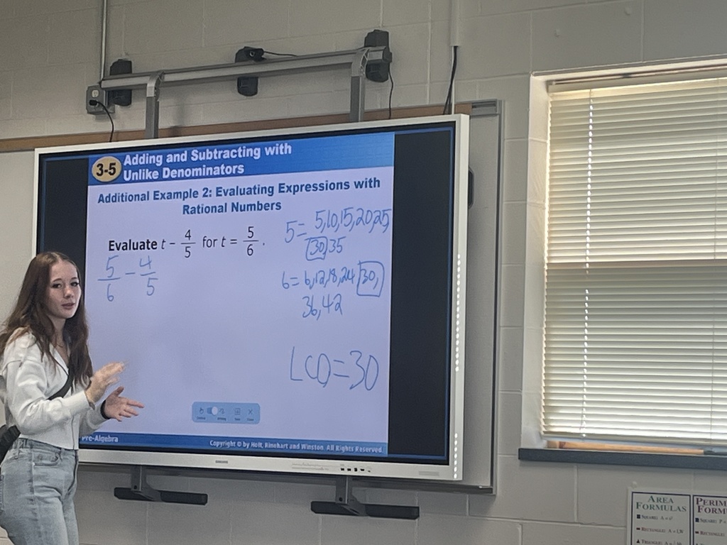 Student Reviewing Math Facts