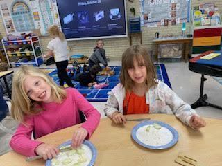 Applesauce Fun in First Grade!