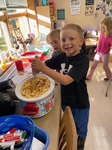 Applesauce Fun in First Grade!