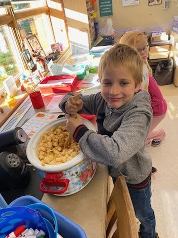 Applesauce Fun in First Grade!