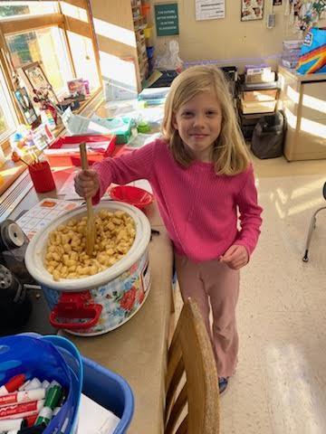 Applesauce Fun in First Grade!