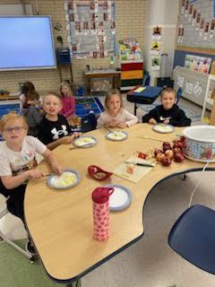 Applesauce Fun in First Grade!