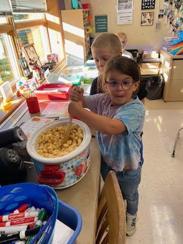 Applesauce Fun in First Grade!