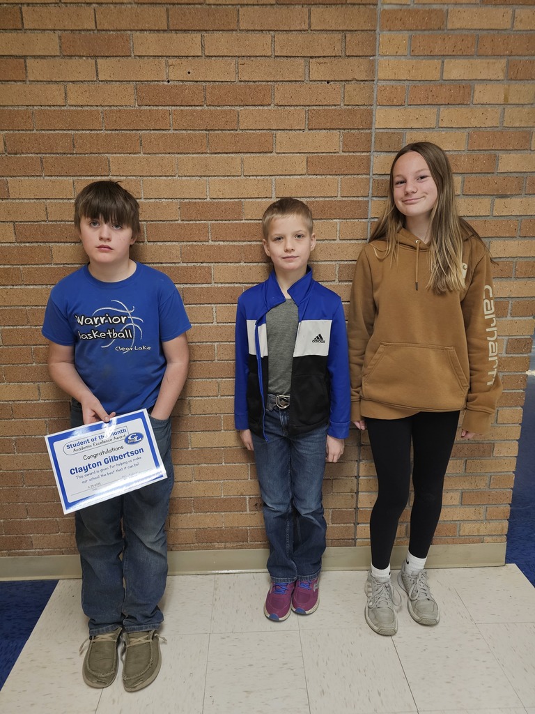 November Academics and Character awards