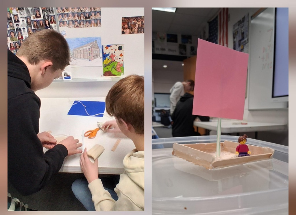 Exploring how the boats were made.