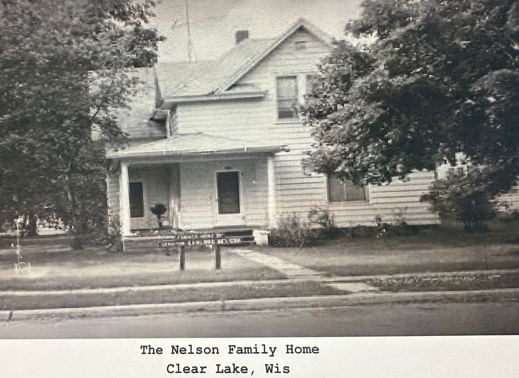 The Nelson family home in Clear Lake