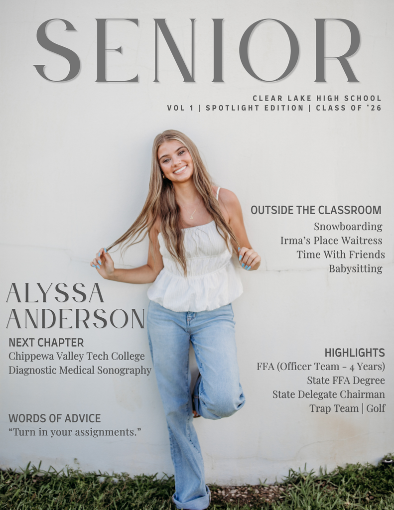 Senior Spotlight - A. Anderson