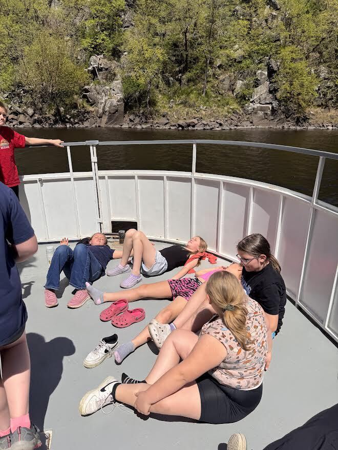 boat tour at Taylors Falls