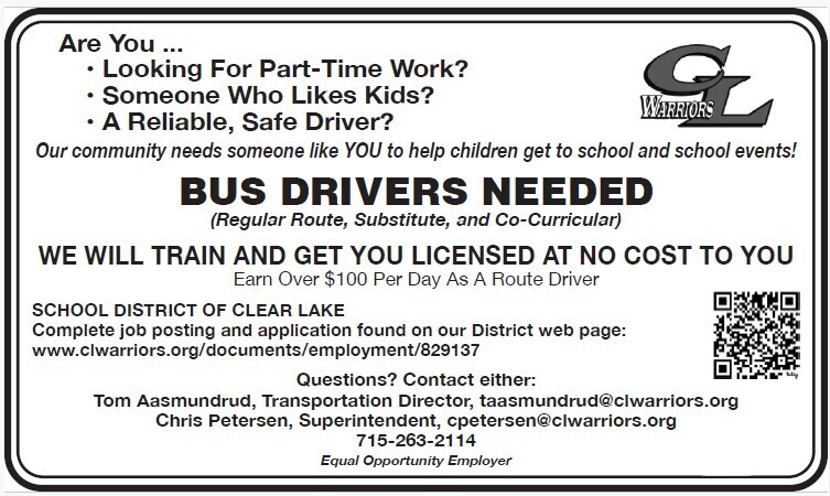 Bus Drivers Needed