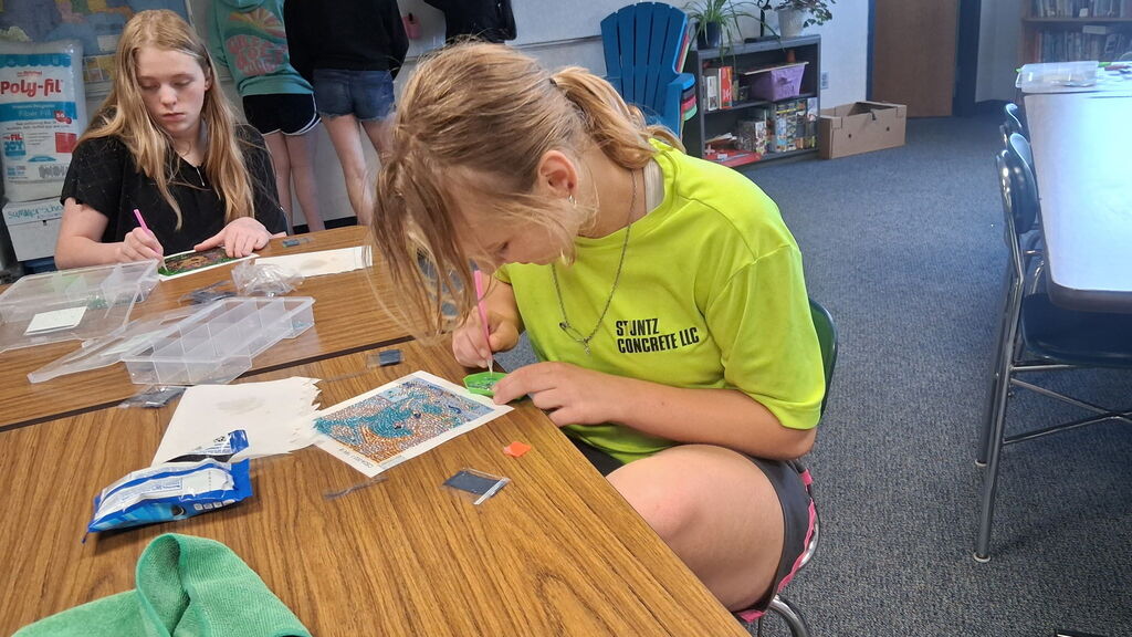 Diamond Art Summer School class