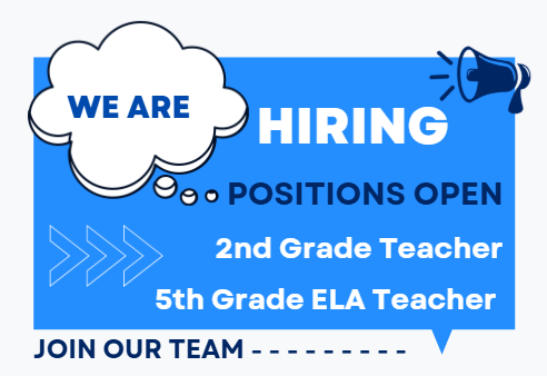 Graphic that states We Are Hiring