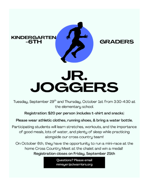 Jr. Joggers info