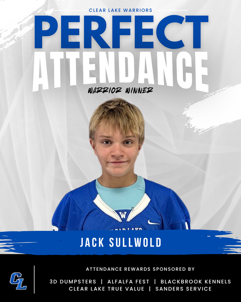 Perfect Attendance Winner