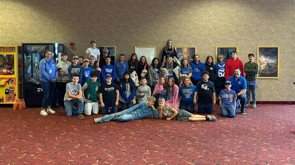 7th Graders Movie trip