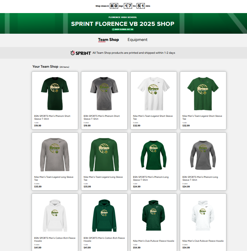 volleyball apparel, tshirts, long sleeves, hoodies and more