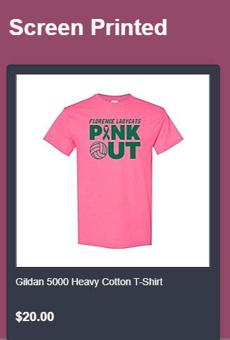 Pint out Volleyball Shirts