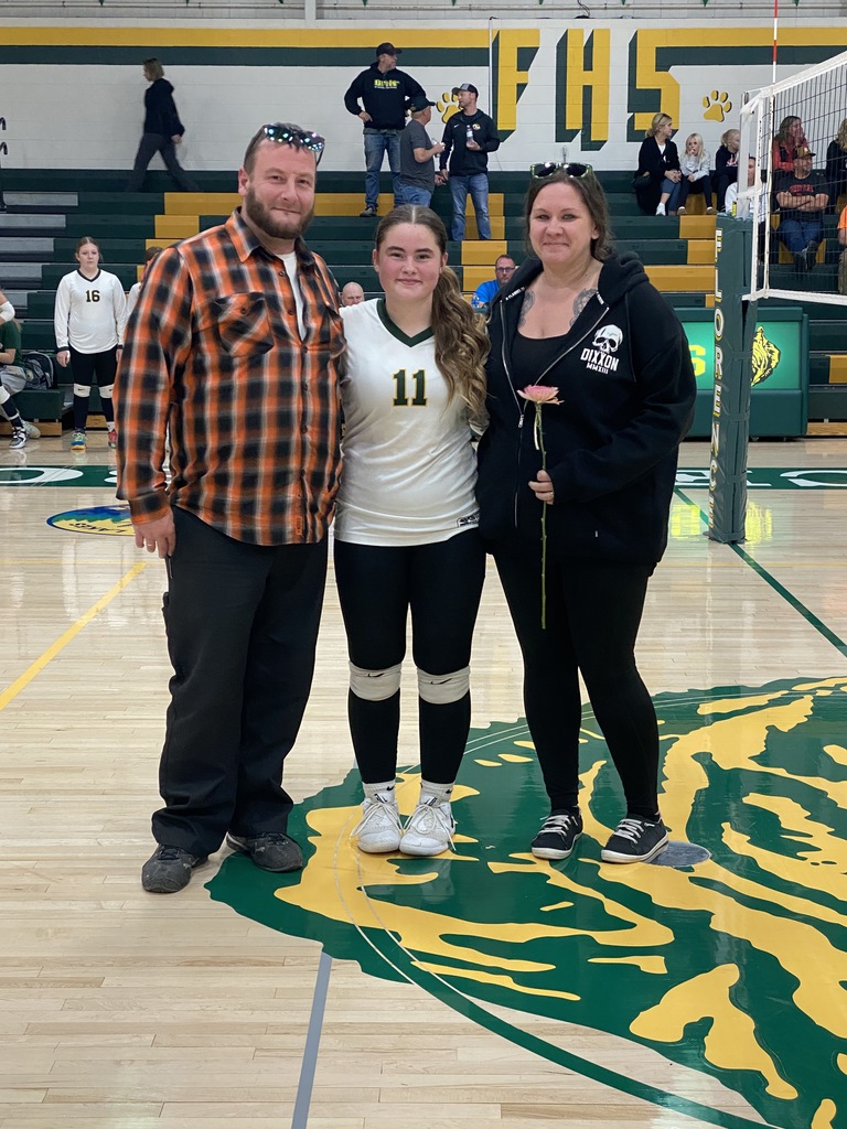 JV Volleyball Member and parents