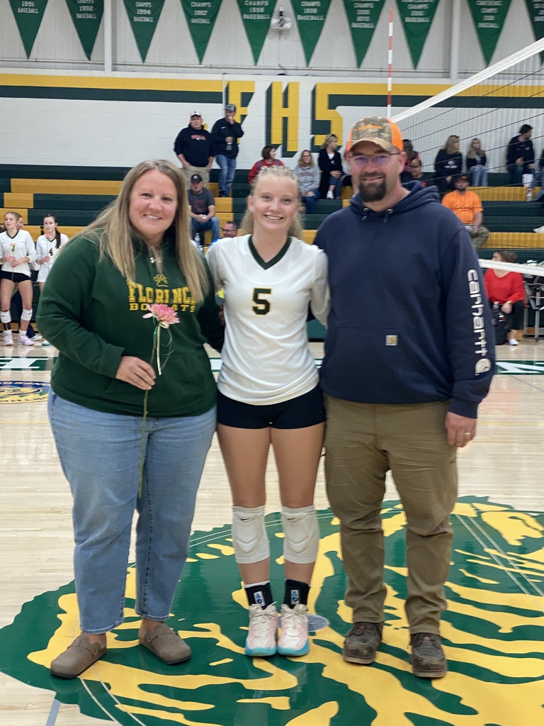 JV Volleyball Member and parents