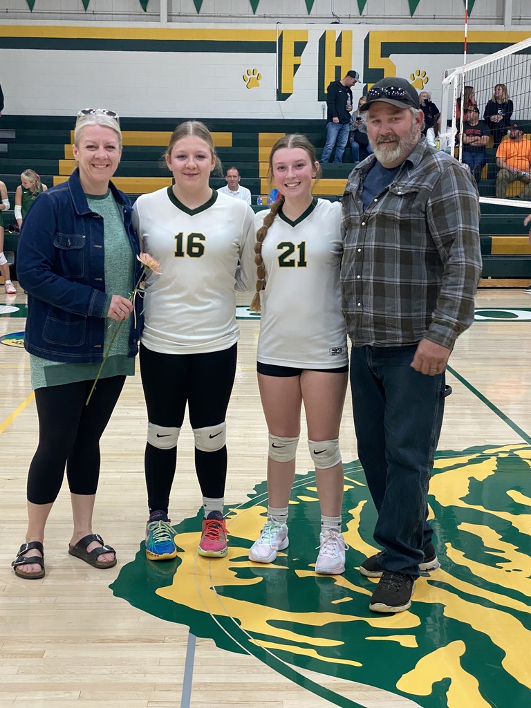 JV Volleyball Member and parents