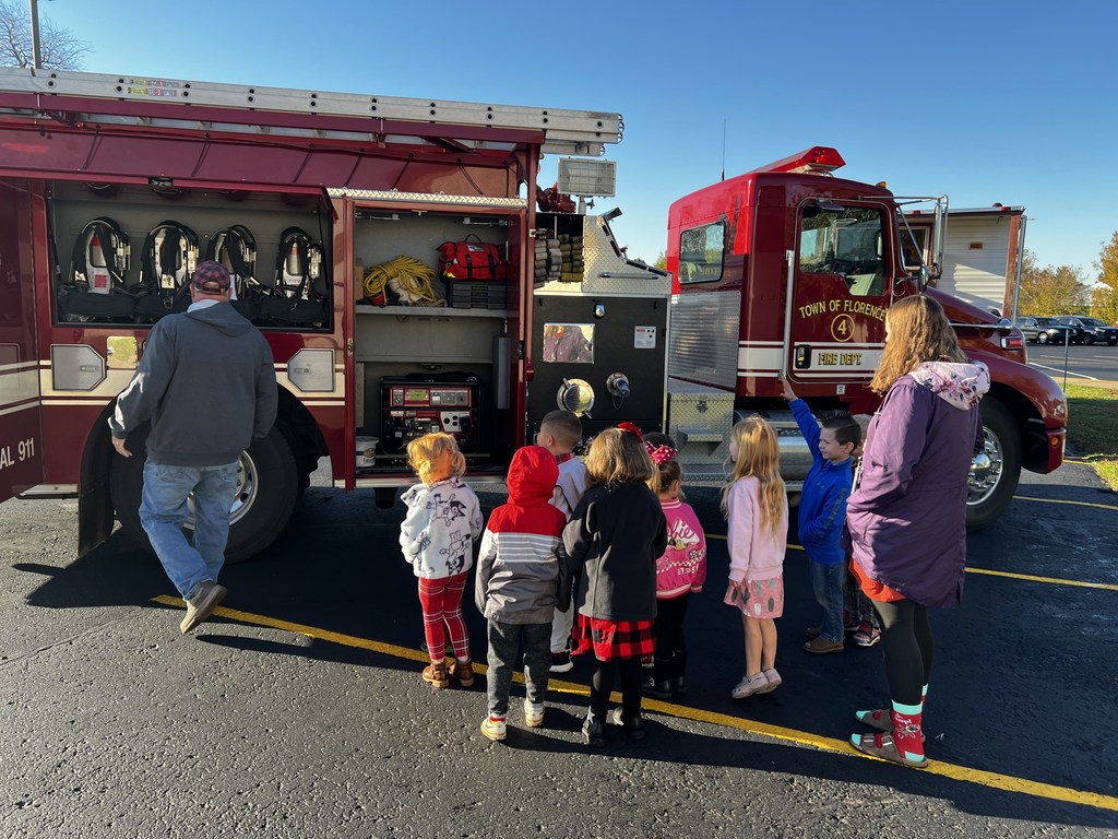 Florence Elementary Students and Florence County Fire Department and EMS