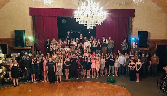 Florence Students at the Encore dressed up for homecoming