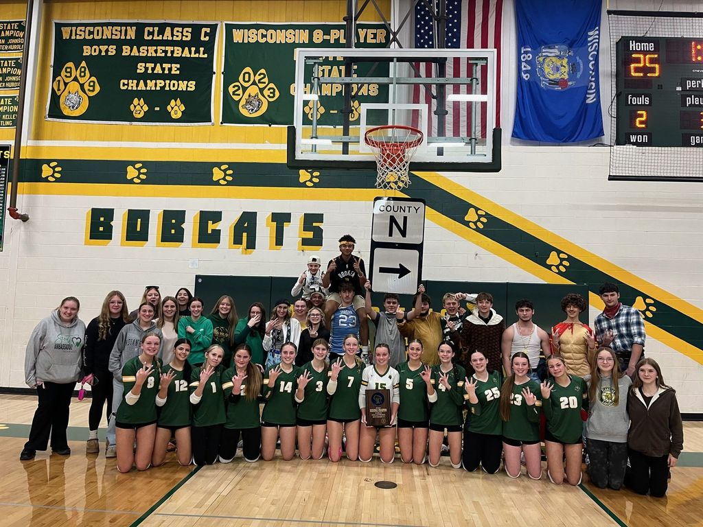 Florence Volleyball Team and Students