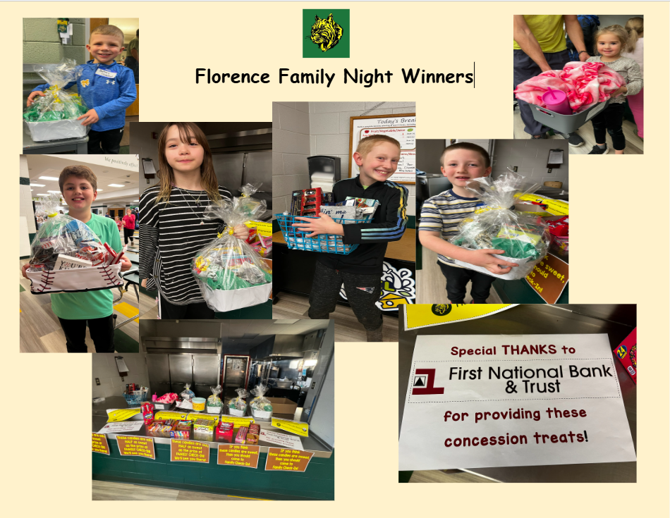 Florence Family Night Winners