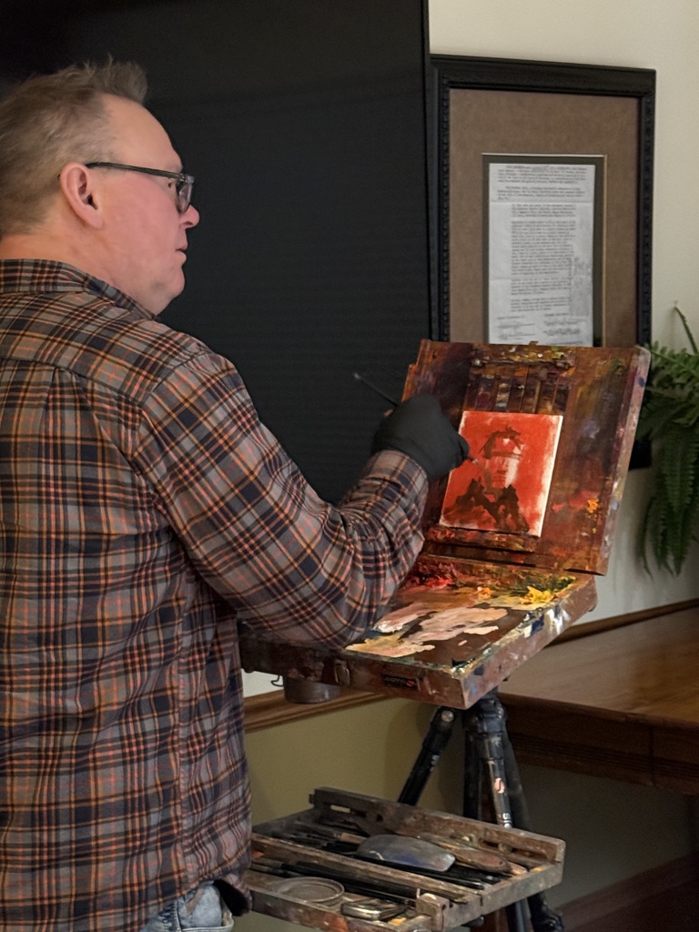 Stephen Wysocki painting