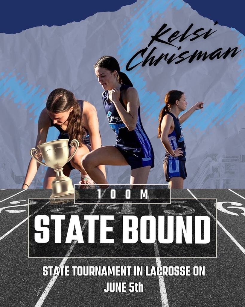 Kelsi Chrisman - 100M State Bound - State Tournament in Lacrosse on June 5th
