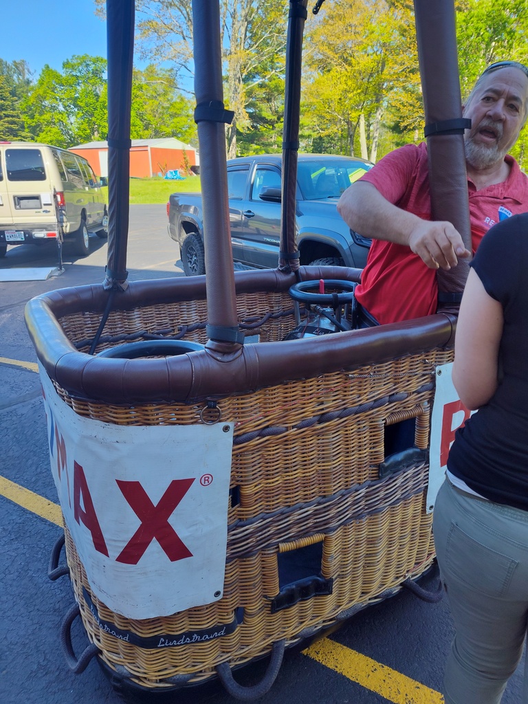 Remax Hot Air Balloon outside