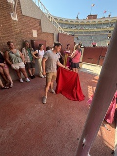 Spanish Students visiting Spain