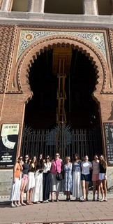 Spanish Students visiting Spain