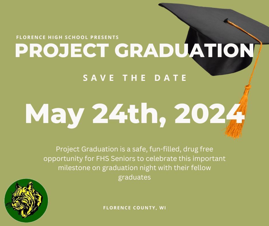 FHS Project Graduation save the date May 24th, 2024