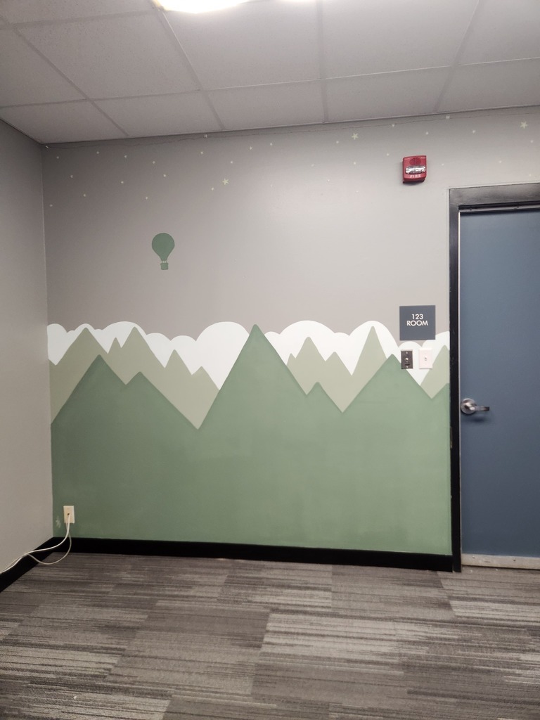 New Mural in the Sensory Space! ✨🎨 